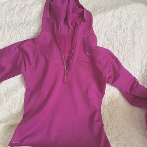 Nike Dri-Fit Running Top with Hoodie
